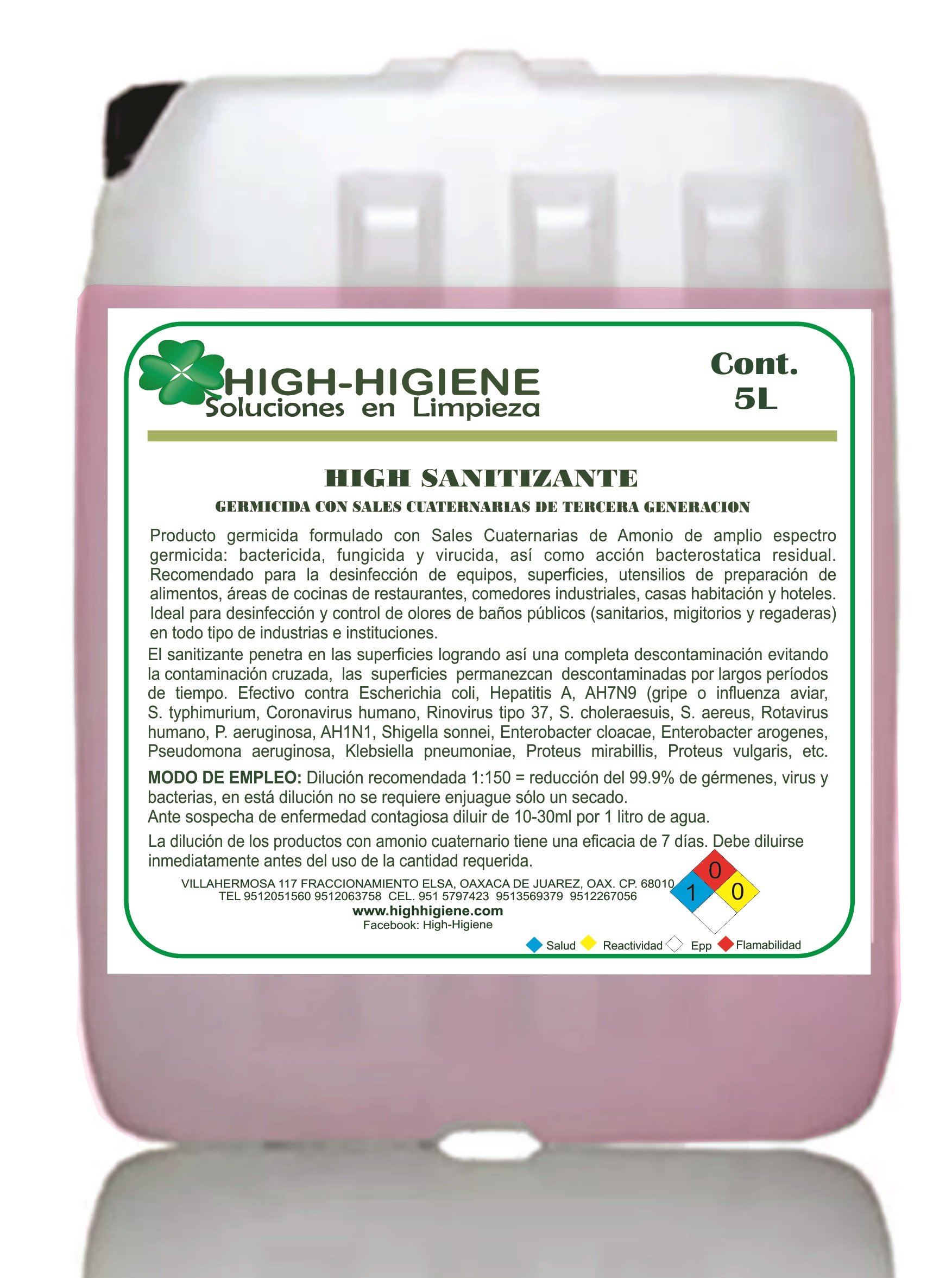 BIDON SANITIZANTE